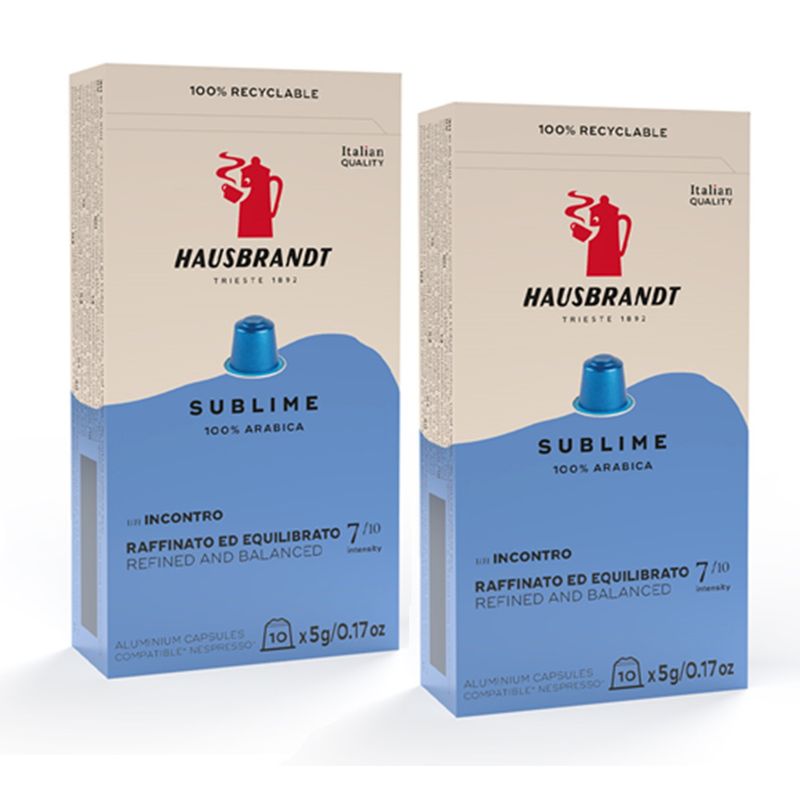 CAFE - Capsulas Hausbrandt Sublime 20 unidades Compatible Nespresso