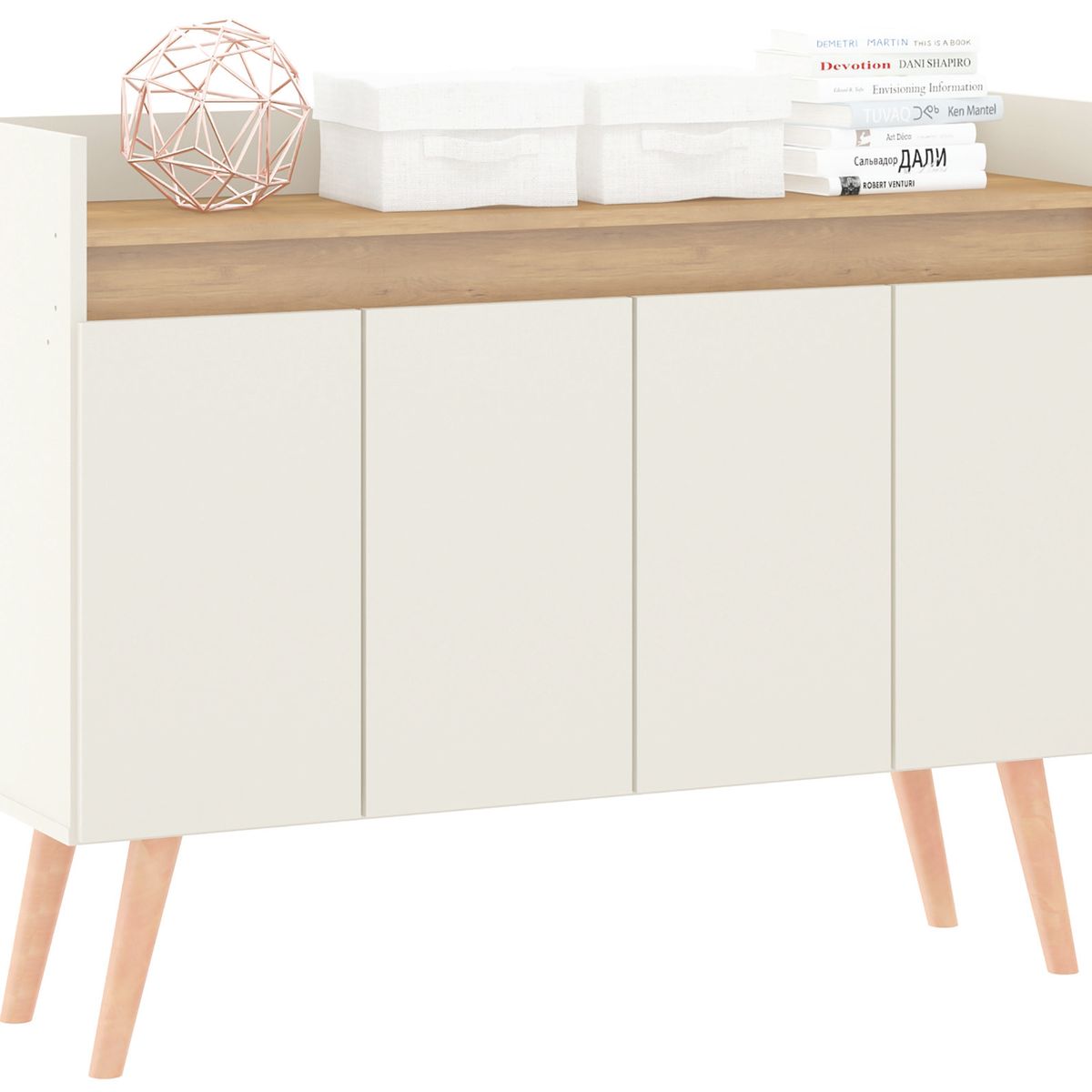 EXIT - Aparador Buffet 4 Puertas 108x84x32 cm - Verona