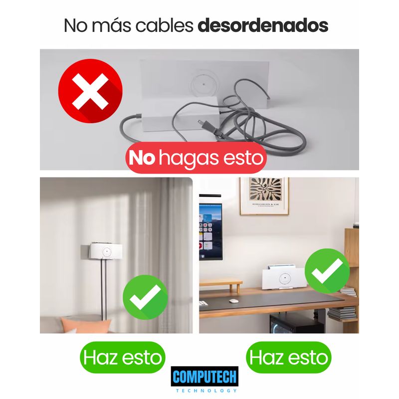 COMPUTECH - Soporte De Pared Para Router Starlink Mesh Router Gen3