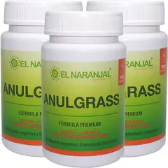 EL NARANJAL TIENDA NATURISTA - 3 Pack ANULGRASS TE VERDE L-CARNITINA SPIRULINA CROMO 60 VCAPS
