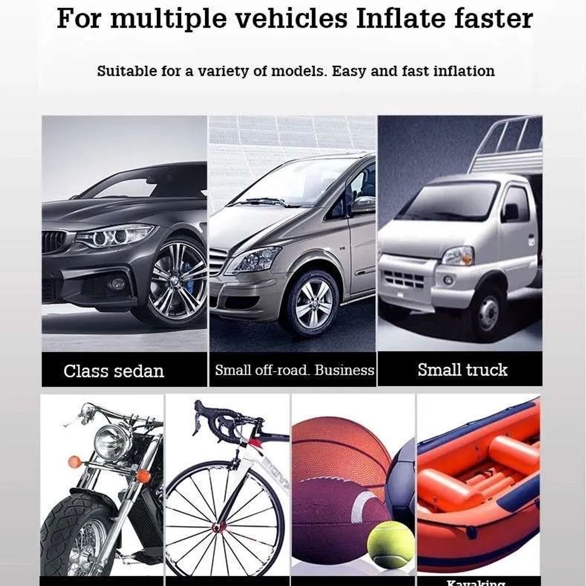 SHOP EHOME BAG - Compresor Aire Doble Cilindro 12v Inflador