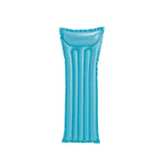 INTEX - Colchoneta Inflable Lisa Economats Azul