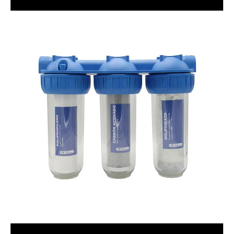 PARETI KITCHENETTE - Set de Filtros de Agua 3 Etapas PP + CTO + NiphoS