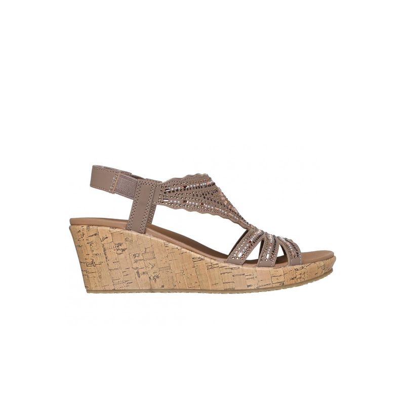 SKECHERS - Sandalias Mujer Beverlee Café Skechers