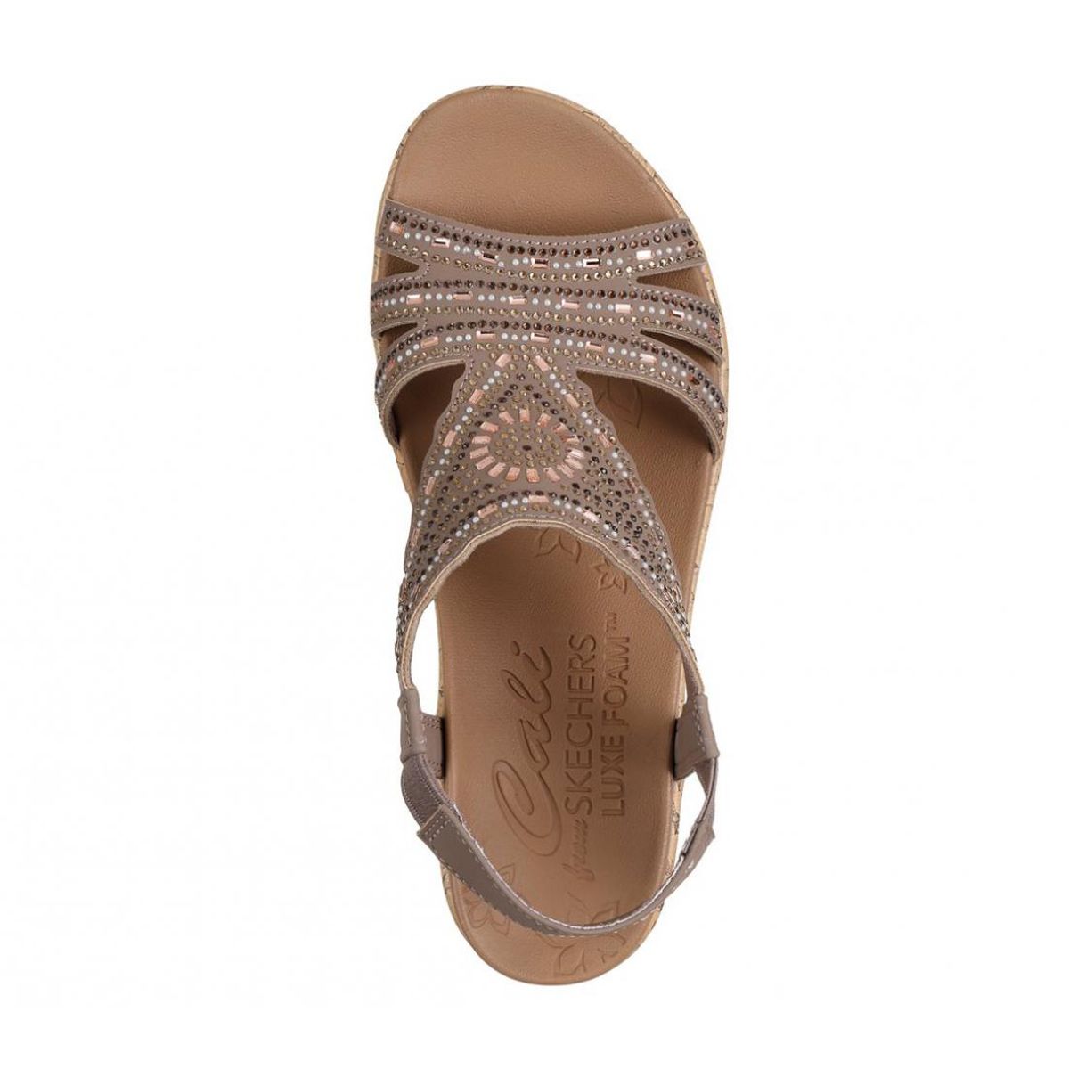 SKECHERS - Sandalias Mujer Beverlee Café Skechers