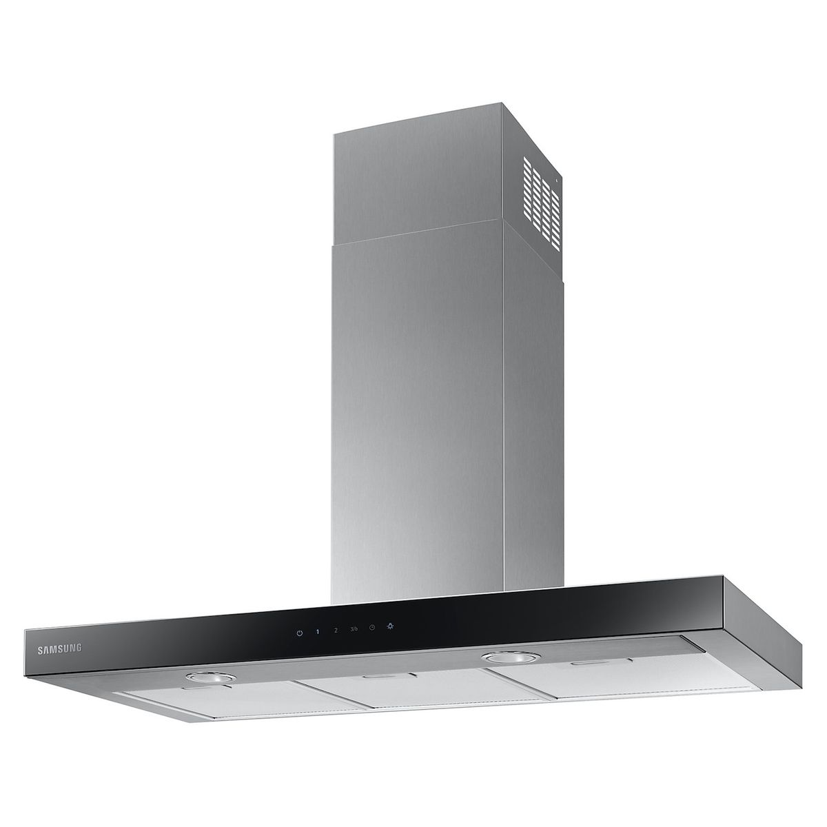 SAMSUNG - Campana Samsung Filtro lavable aluminio, Panel táctil 90cm