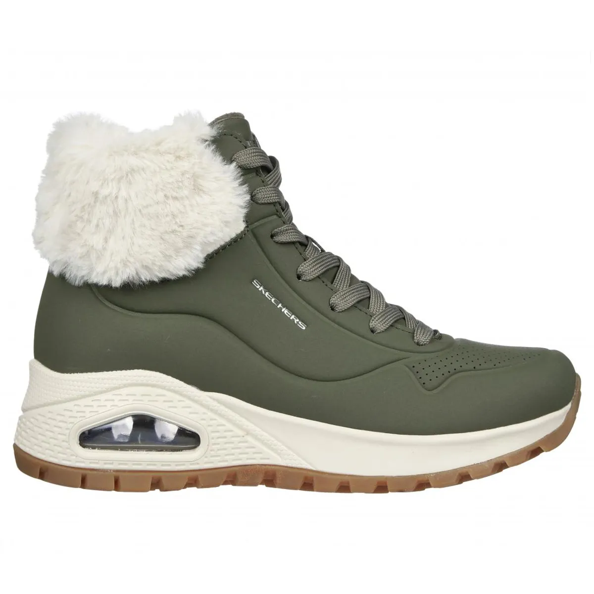 SKECHERS - Botín Mujer Uno Rugged Oliva Skechers