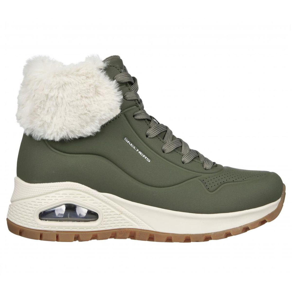 SKECHERS - Botín Mujer Uno Rugged Oliva Skechers