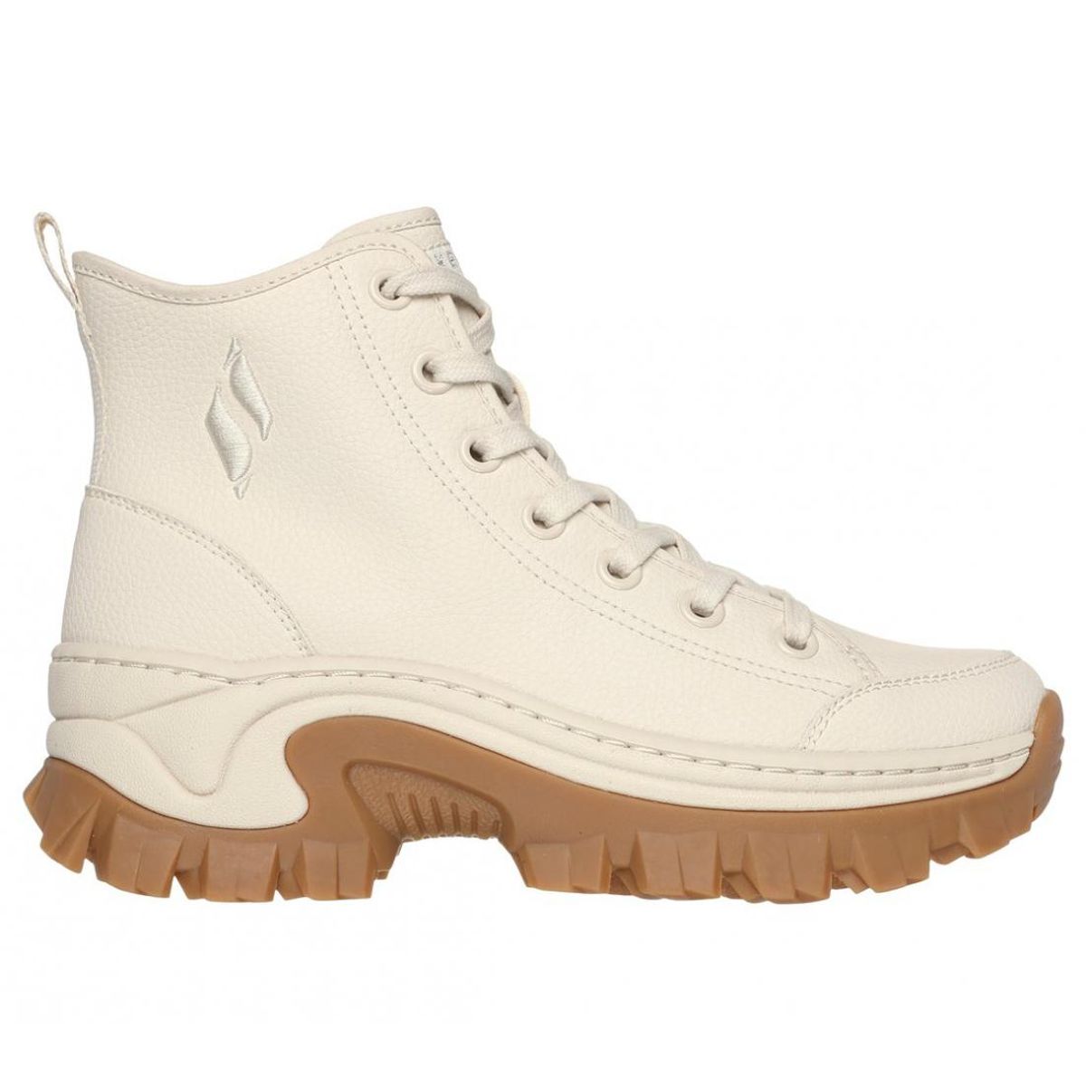SKECHERS - Botín Mujer Hi Ryzer Street Stomper Beige Skechers
