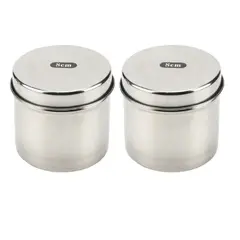 GENERICO - Algodonero Torulero 8cm Acero Inoxidable Pack X2