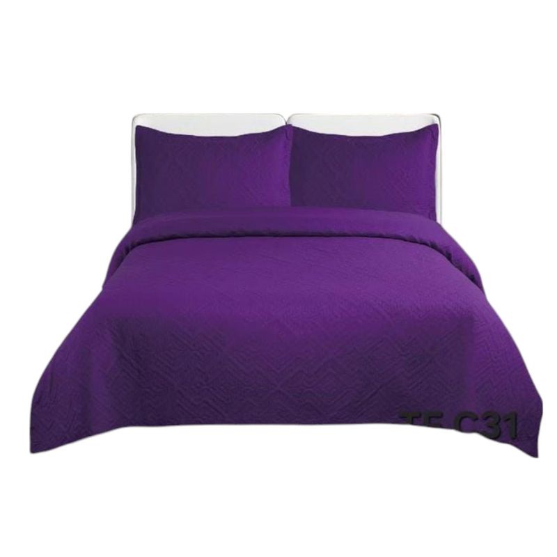 ANGELES DEL HOGAR - CUBRECAMA QUILT DE VERANO UNICOLOR TF 2P