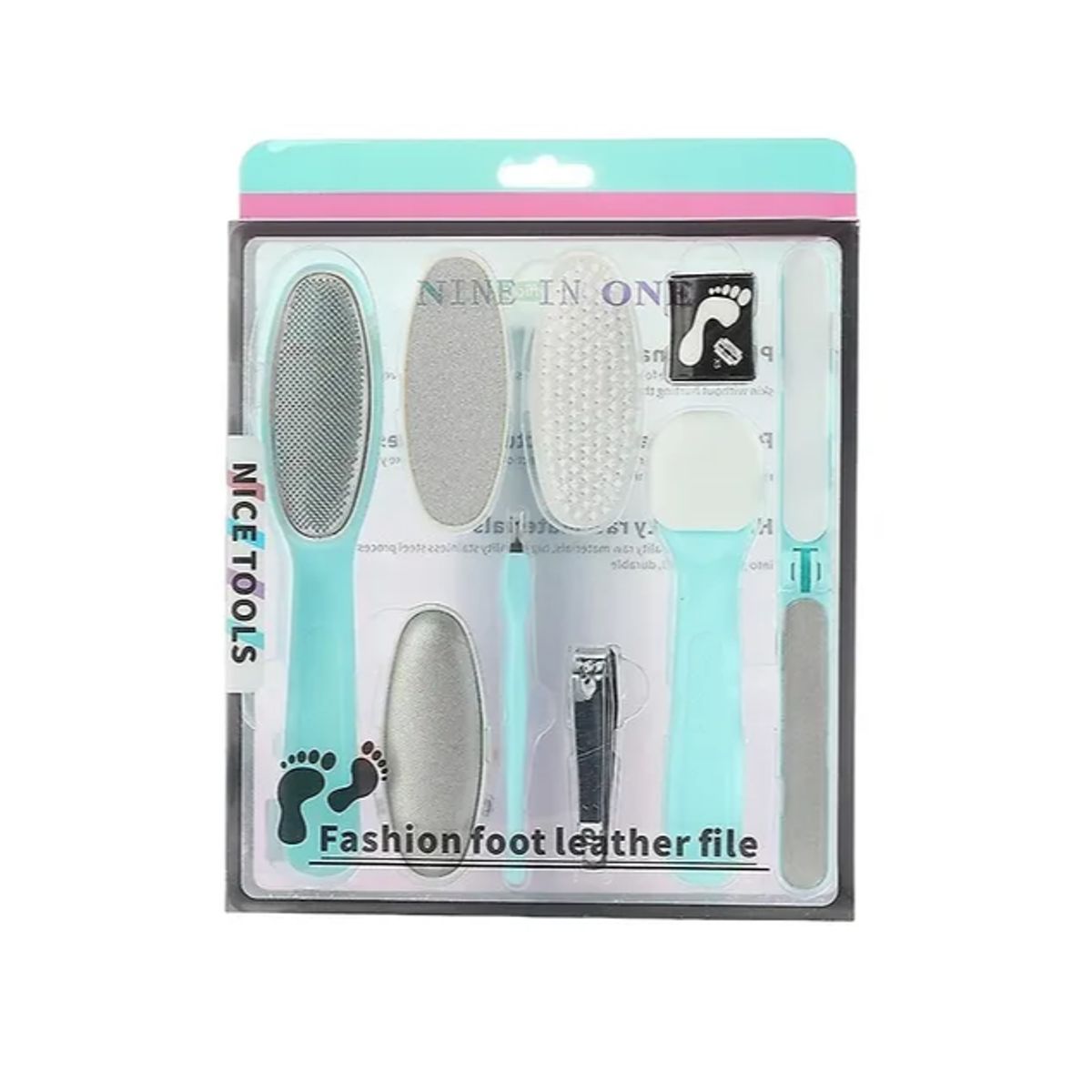 GENERICO - Set De Pedicura Profesional Y Alta Calidad 9 En 1 / S 12276