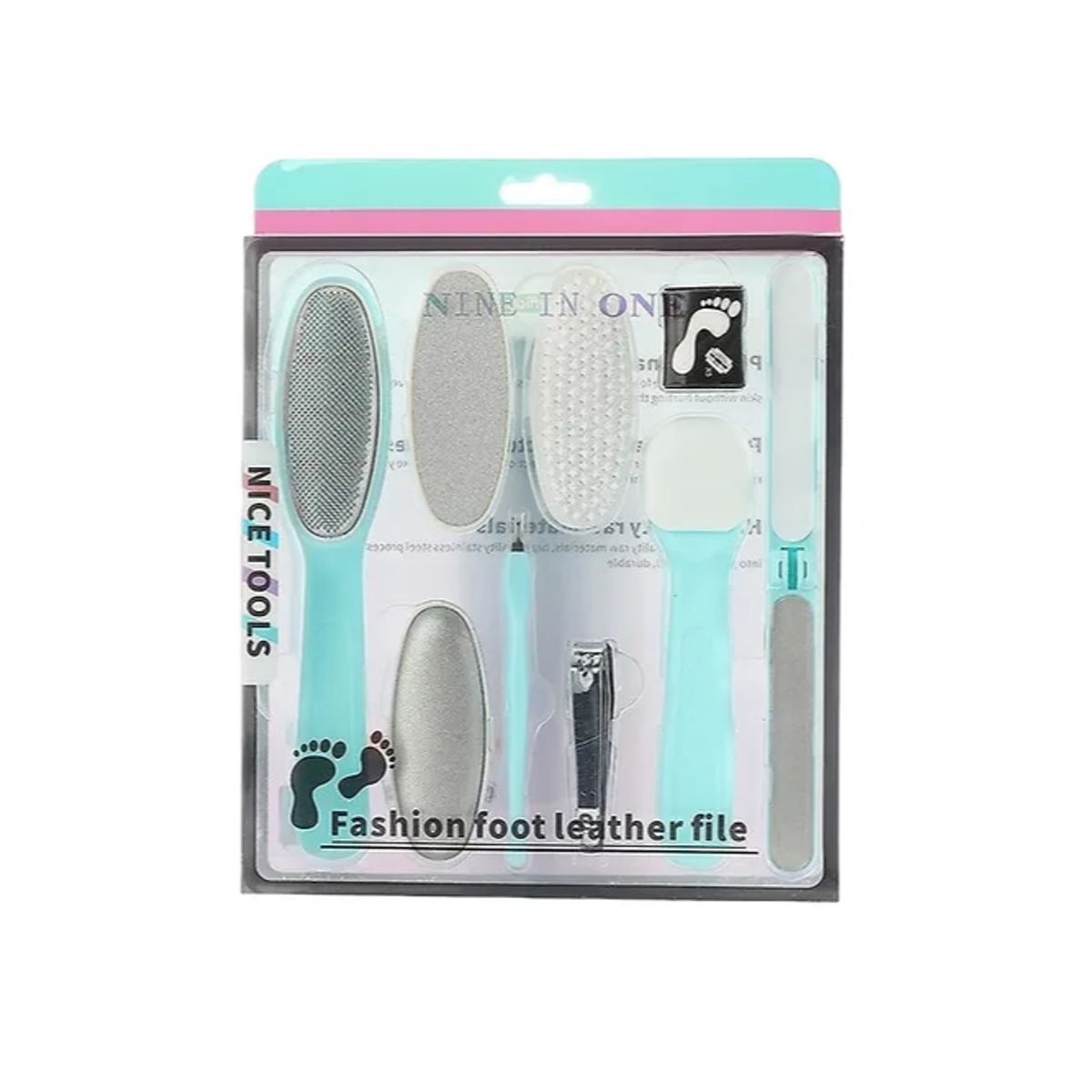 GENERICO - Set De Pedicura Profesional Y Alta Calidad 9 En 1 / S 12276