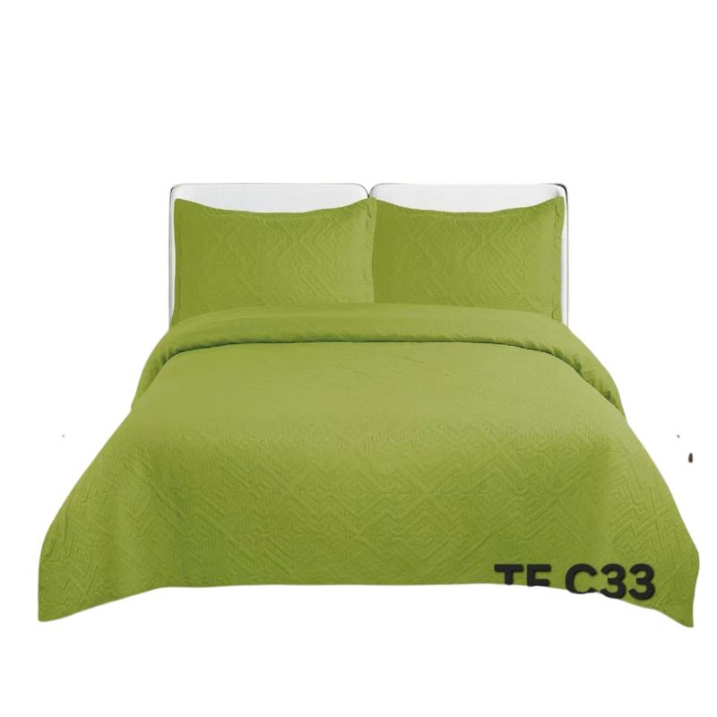 ANGELES DEL HOGAR - CUBRECAMA QUILT DE VERANO UNICOLOR TF 2P