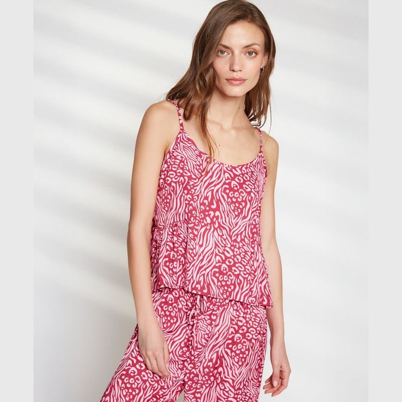LOUNGE - Pijama Dreamy Mujer Animal Print