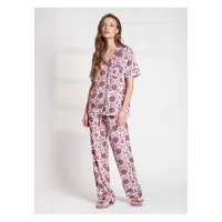 Pijama Dreamy Mujer Flores y Hojas