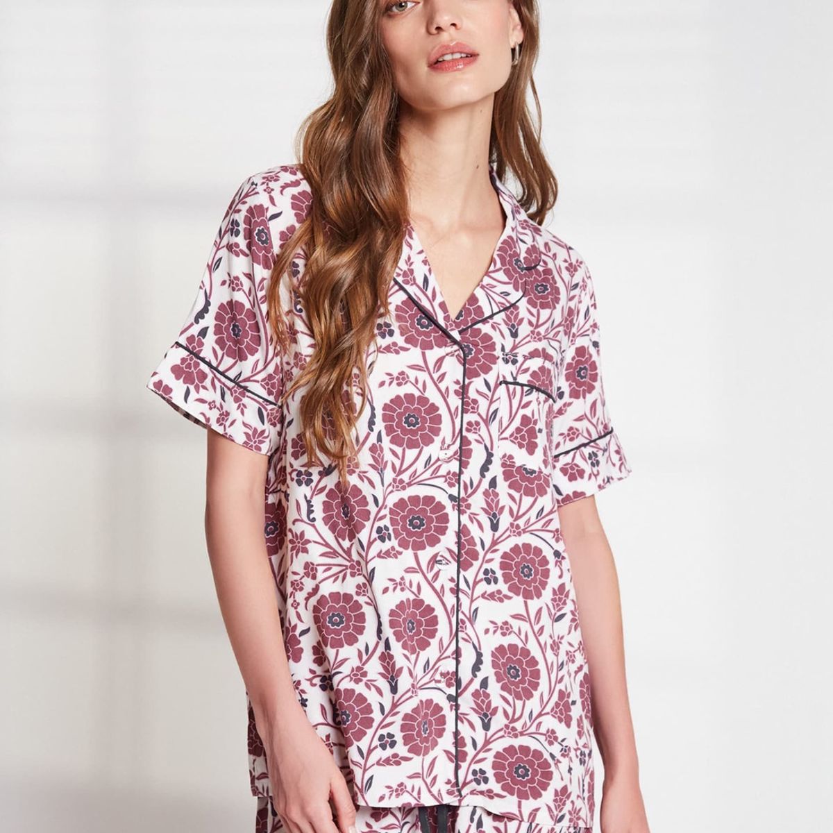 LOUNGE - Pijama Flores Y Hojas Dreamy LOUNGE