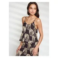 LOUNGE - Pijama Mujer Dreamy Tigres