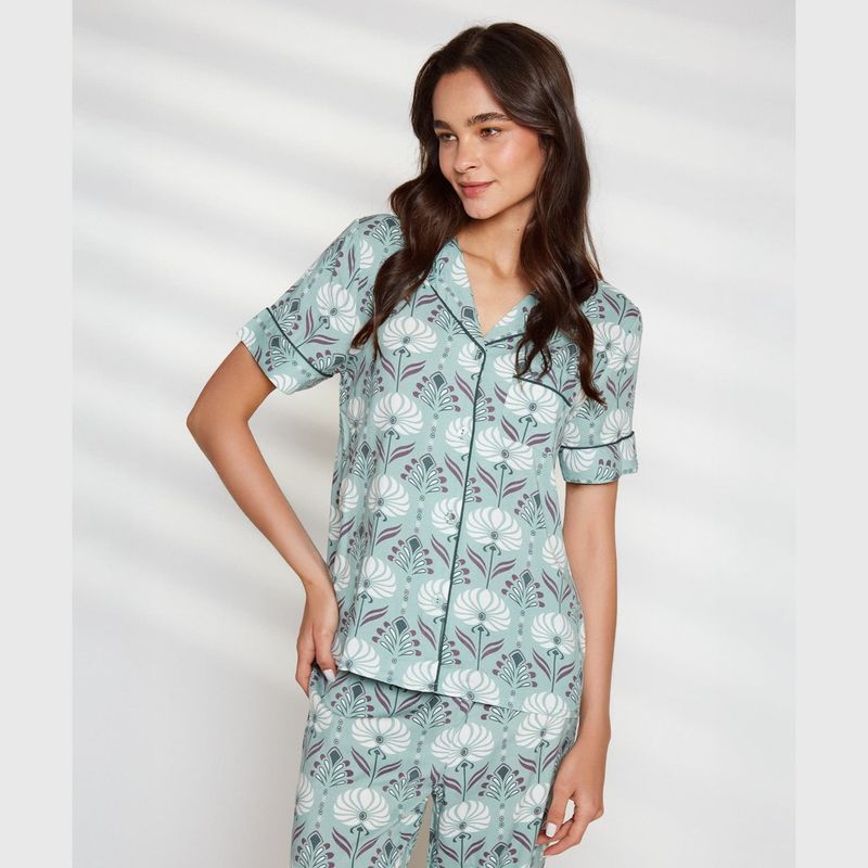 LOUNGE - Pijama Mujer Dreamy Flores