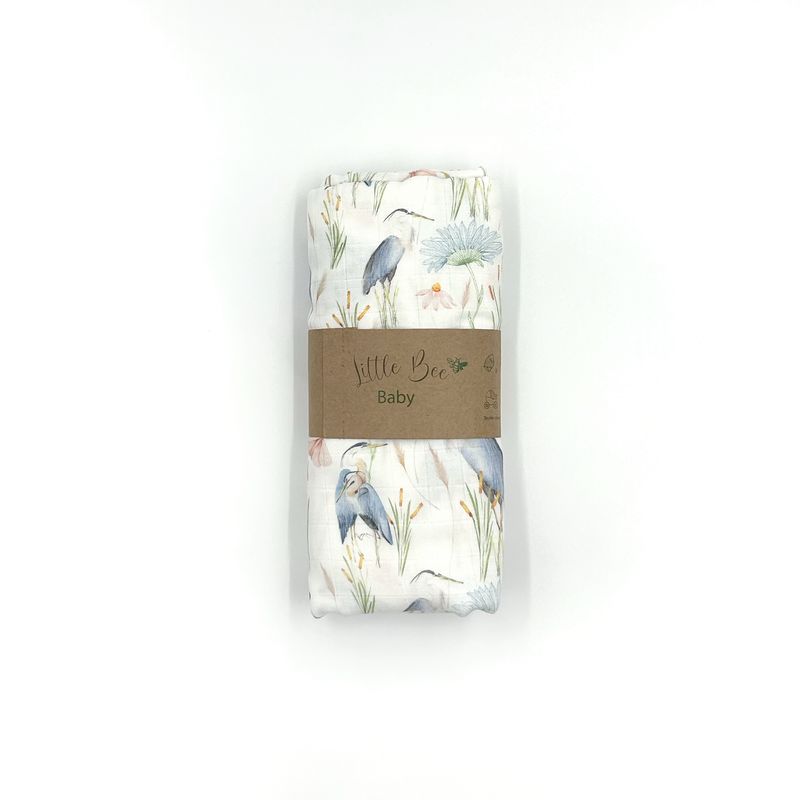 LITTLE BEE - TUTO MUSELINA BLUE BIRDS