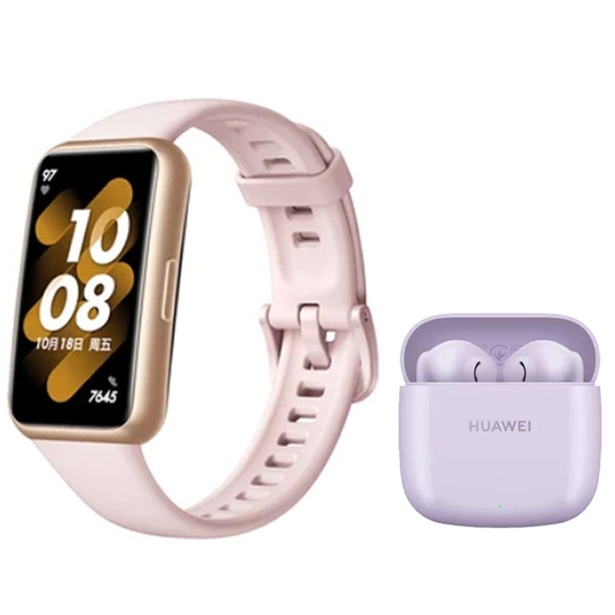 HUAWEI - Huawei Band 7 Reloj inteligente y Audifonos HUAWEI FreeBuds SE 2 Morad