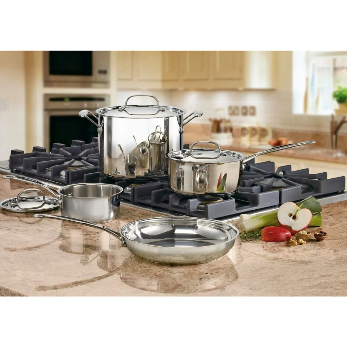 CUISINART - Set De Ollas 7 Pcs Chef ´S Classic 77-7P1 Cuisinart