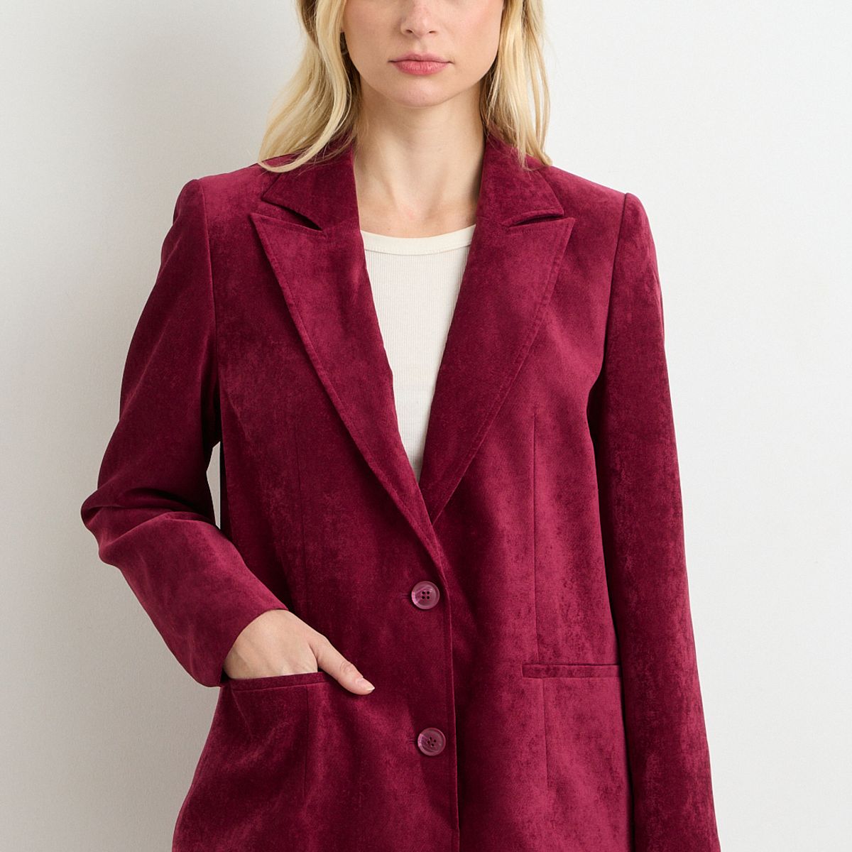 ASH - Blazer Mujer Burdeos Ash