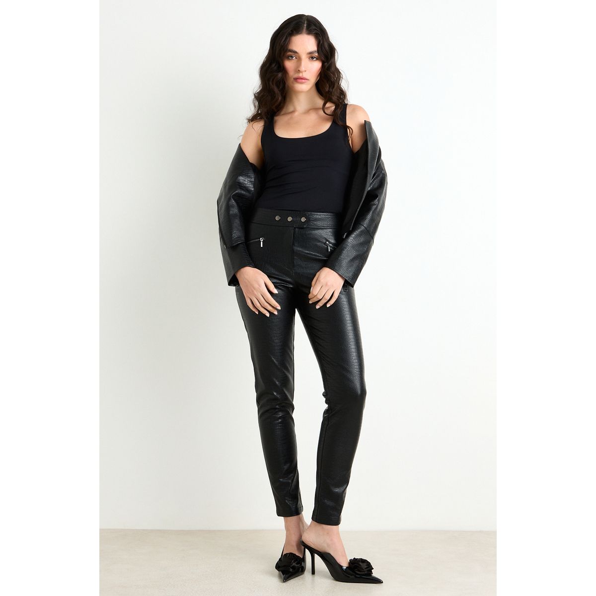 ASH - Pantalon Mujer Negro Ash