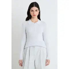 ASH - Polera Manga Larga Mujer Crudo