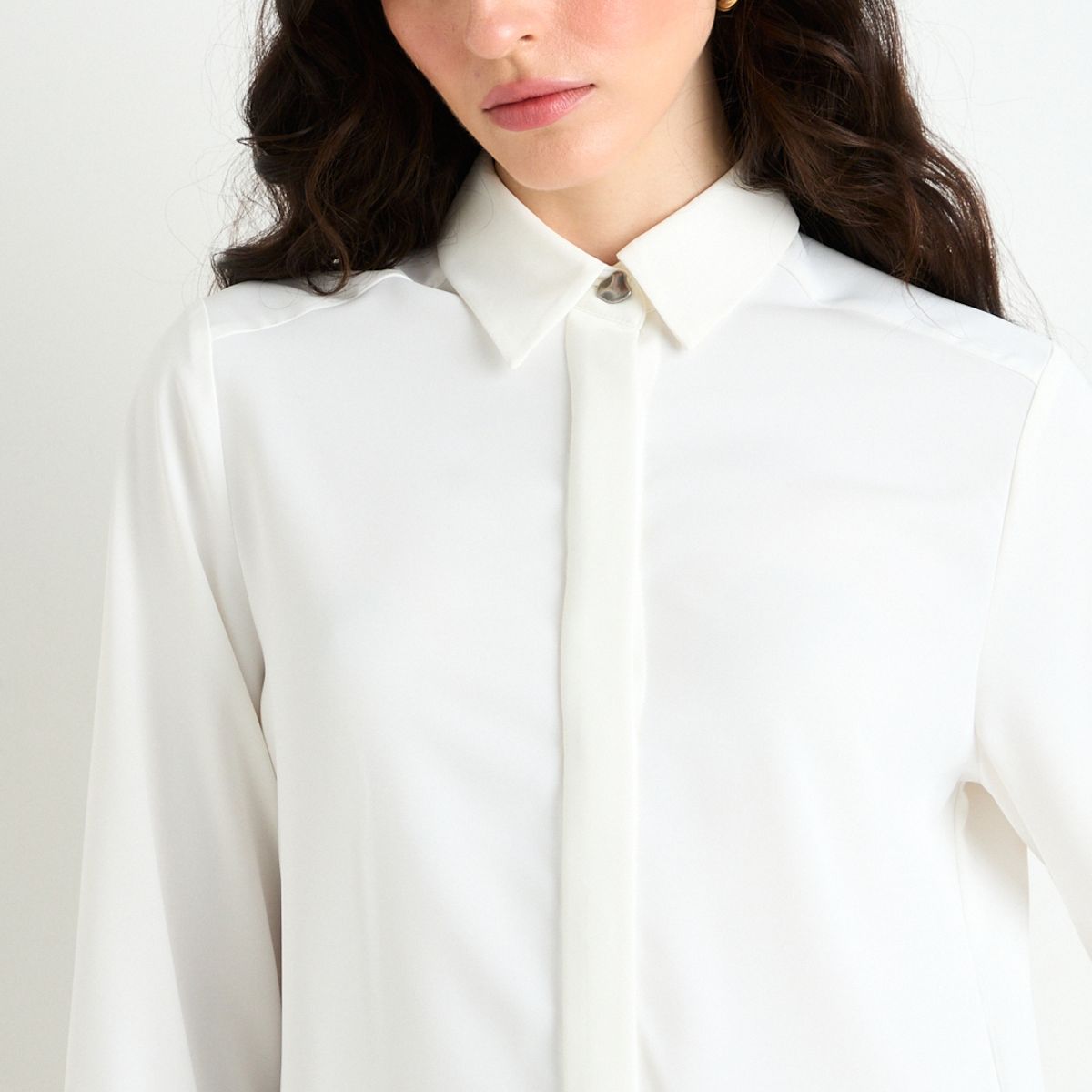 ASH - Blusas Manga Larga Mujer Crudo Ash