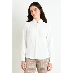 ASH - Blusas Manga Larga Mujer Crudo