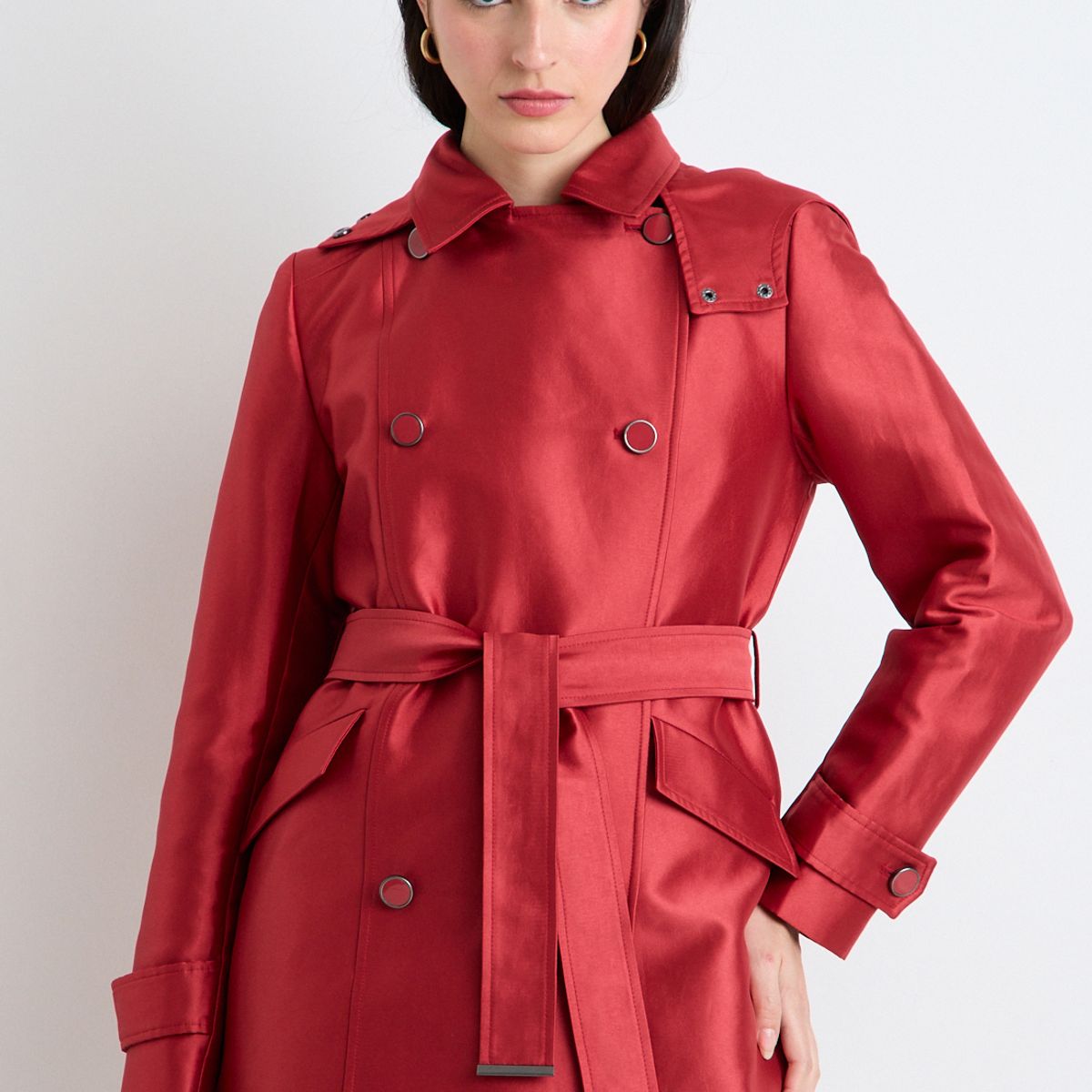 ASH - Impermeable Mujer Rojo Ash