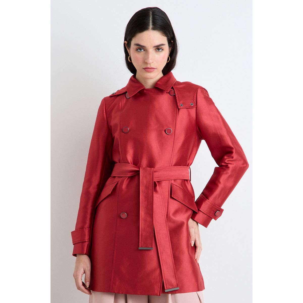 ASH - Impermeable Mujer Rojo Ash
