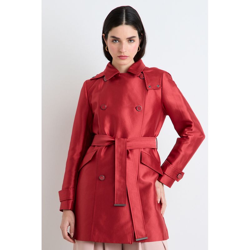 ASH - Impermeable Mujer Rojo Ash