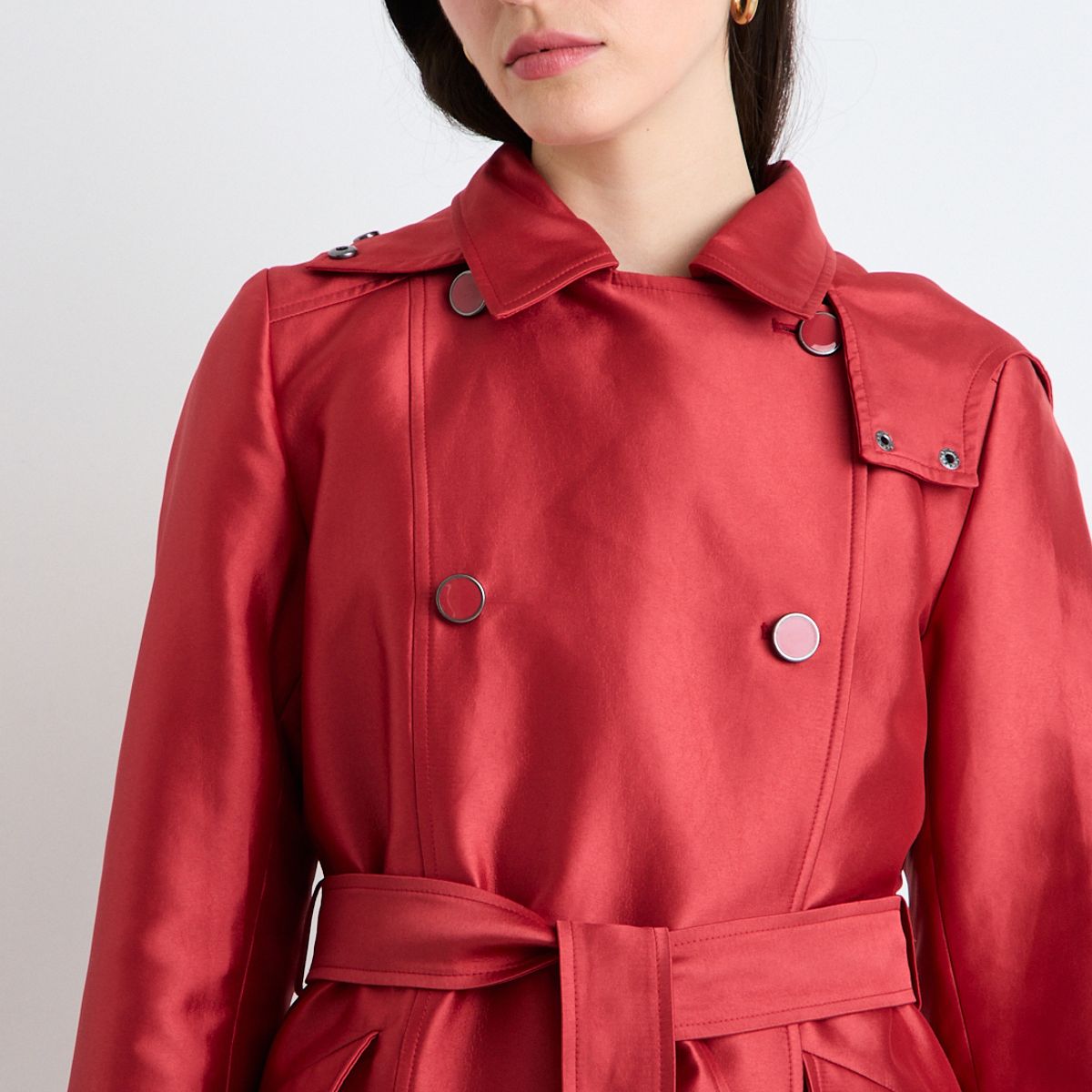 ASH - Impermeable Mujer Rojo Ash