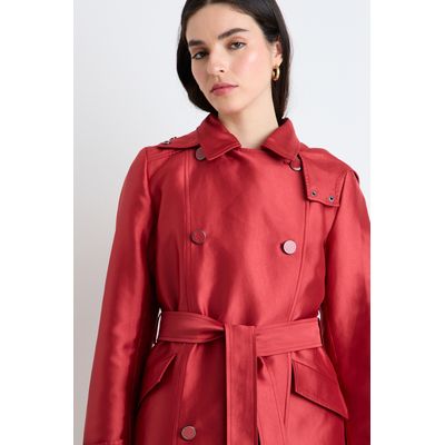 Imagen 2 del producto Impermeable Mujer Rojo