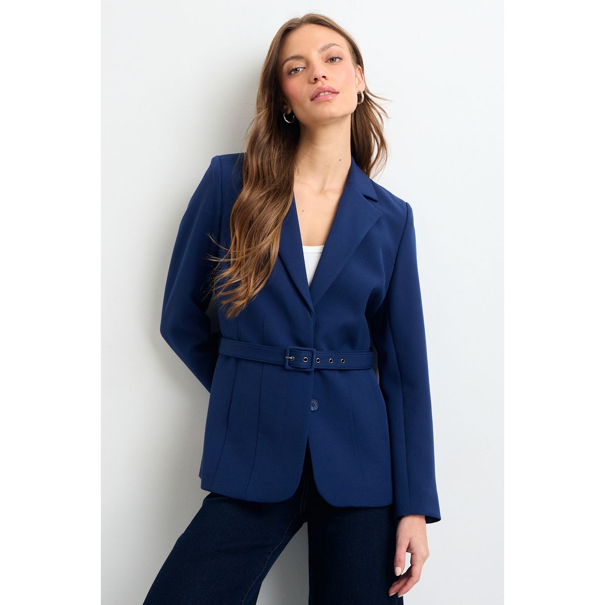 IO - Blazer Mujer Azul Io