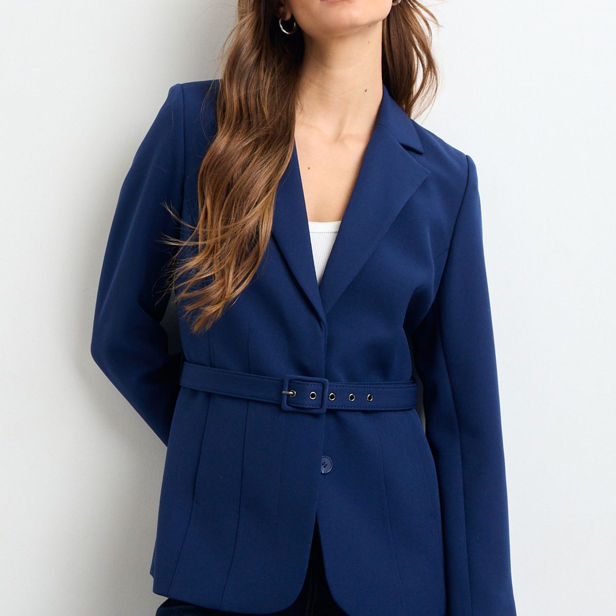 IO - Blazer Mujer Azul Io