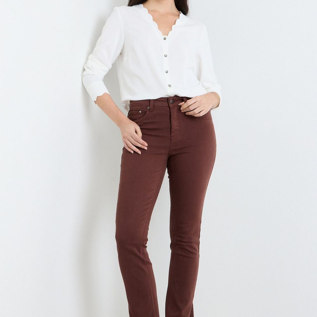 ASH - Jeans Mujer Café Ash