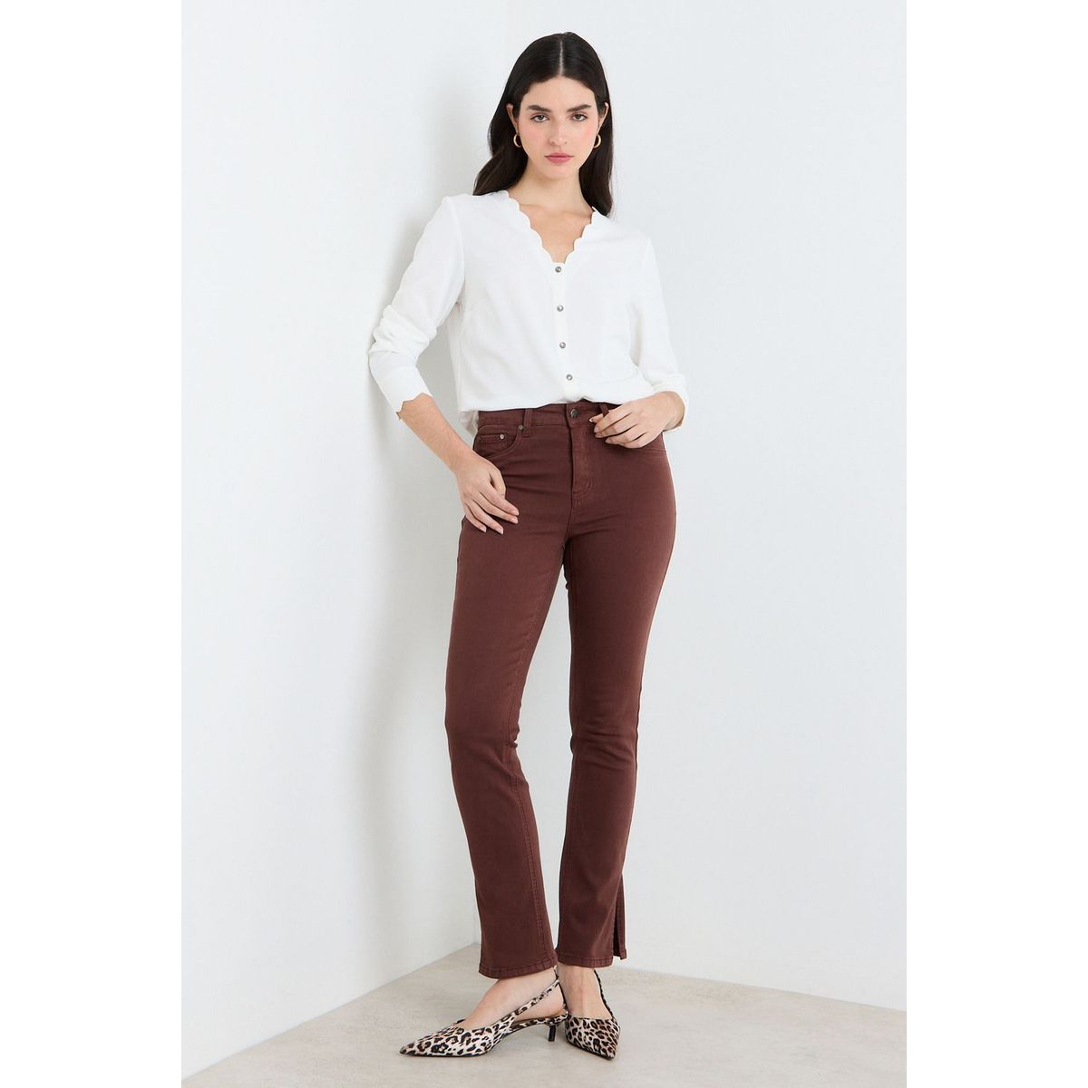 ASH - Jeans Mujer Café Ash