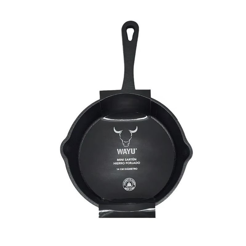 WAYU - Mini Sartén de hierro Forjado 14 cms – Wayu