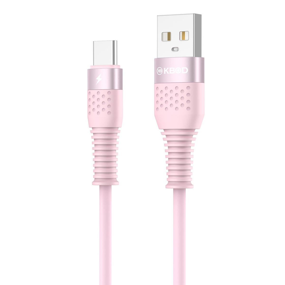 KBOD - Cable Para Carga y Datos Usb Tipo C Kbod Cbo63 1 Metro 10W Rosa