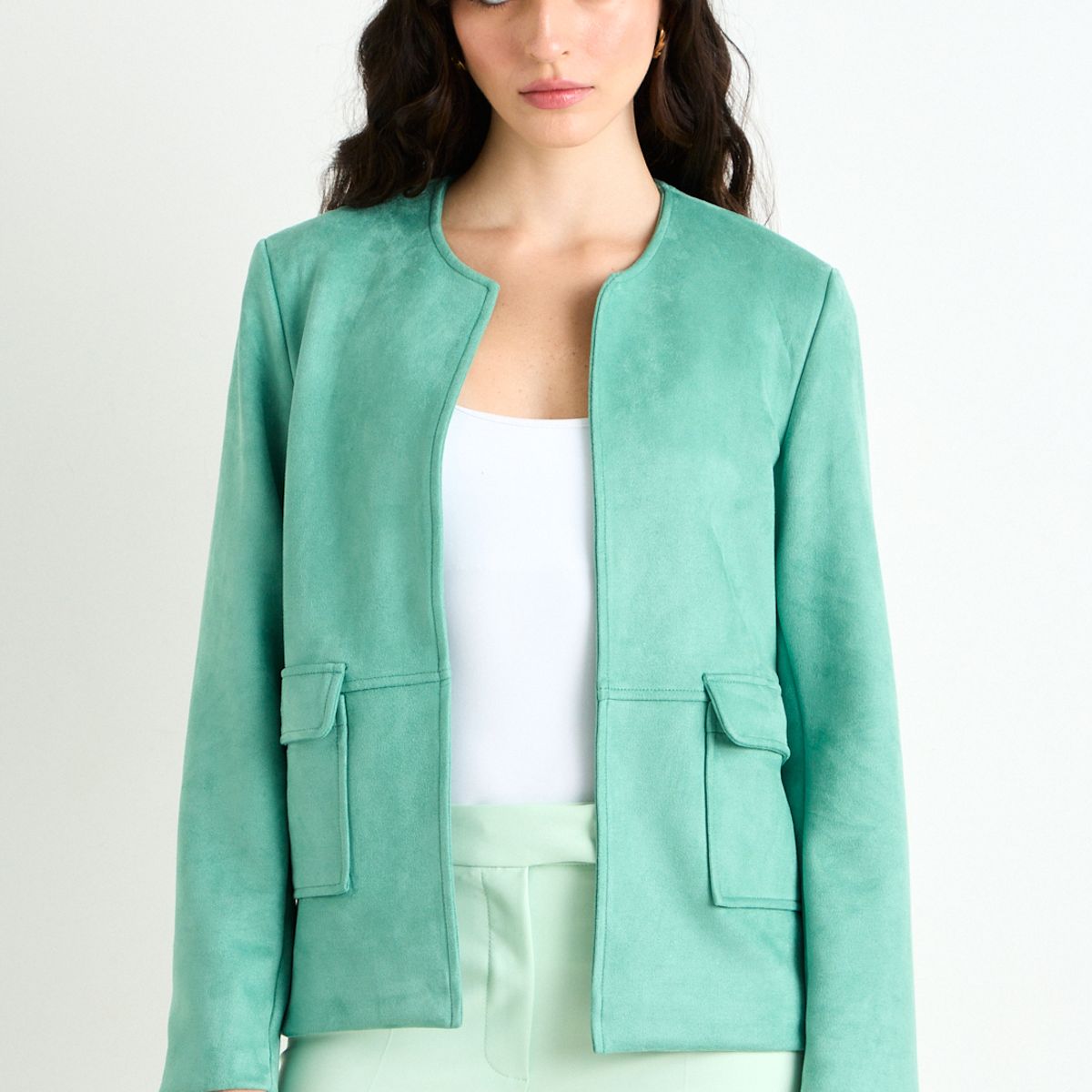 ASH - Chaqueta Mujer Verde Oliva Ash