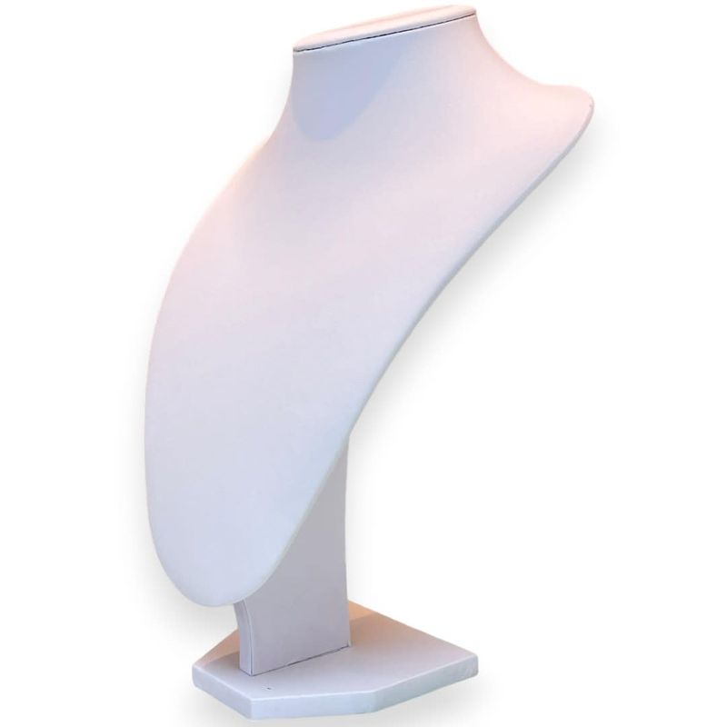 GENERICO - Exhibidor Cuello 29cm Bisuteria Joyas Blanco