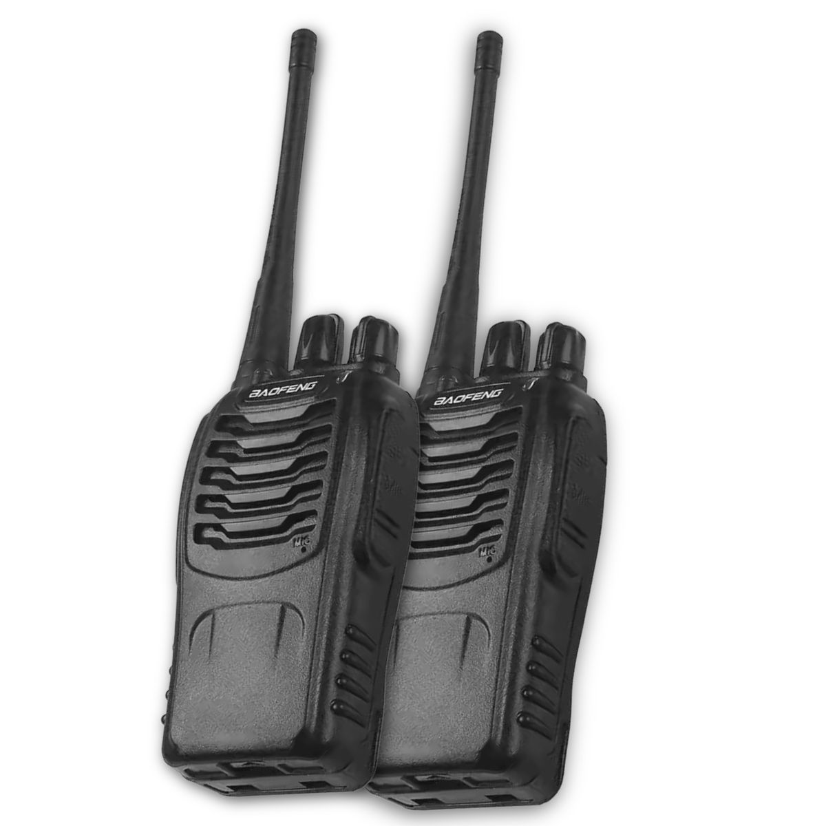 BAOFENG - Kit de Radios Intercomunicadores Walkie Talkie 16 Canales BF
