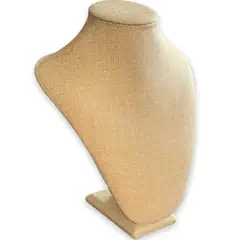 GENERICO - Exhibidor Cuello 29cm Bisuteria Joyas Beige