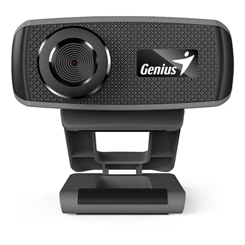 GENIUS - Webcam Camara Genius 1000x - 720p Microfono Teletrabajo Flex Color Negro