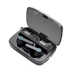 GENERICO - Audífono Inalámbrico Bluetooh M19 Gamers Manos Libres Black Color Negro