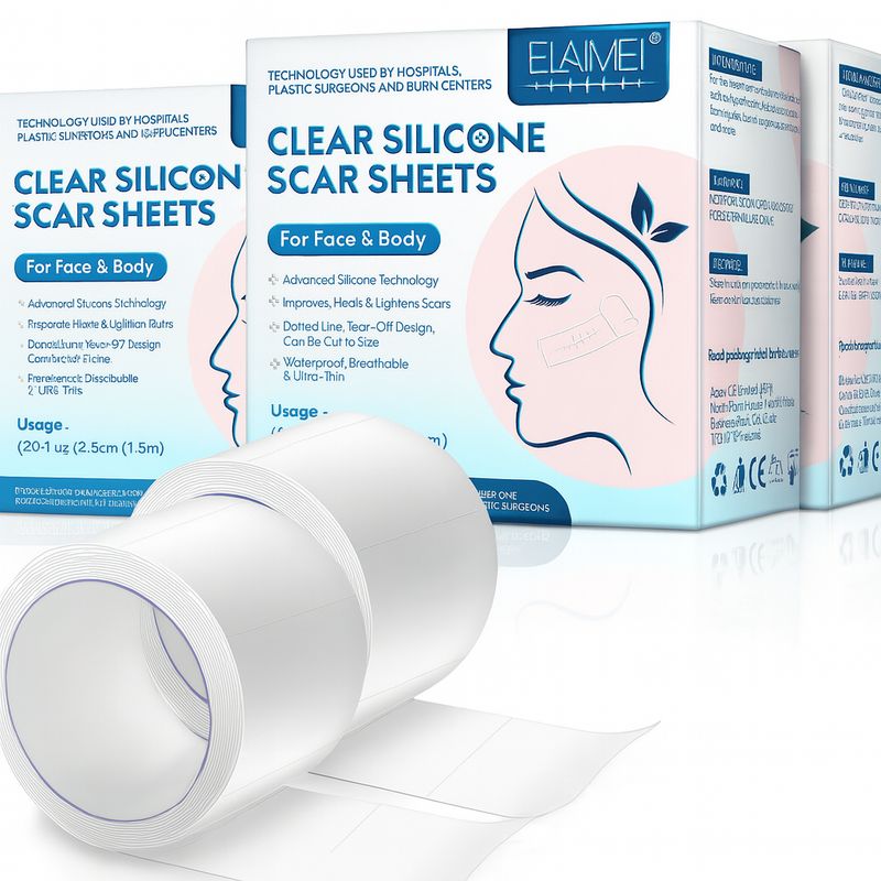 GENERICO - Pack Parche de silicona para cicatrices de Rostro y Cuerpo