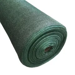 MARIENBERG - Malla Raschel Sombra Bicolor 90% 420 x 100 m Trama Verde Cadeneta Negro